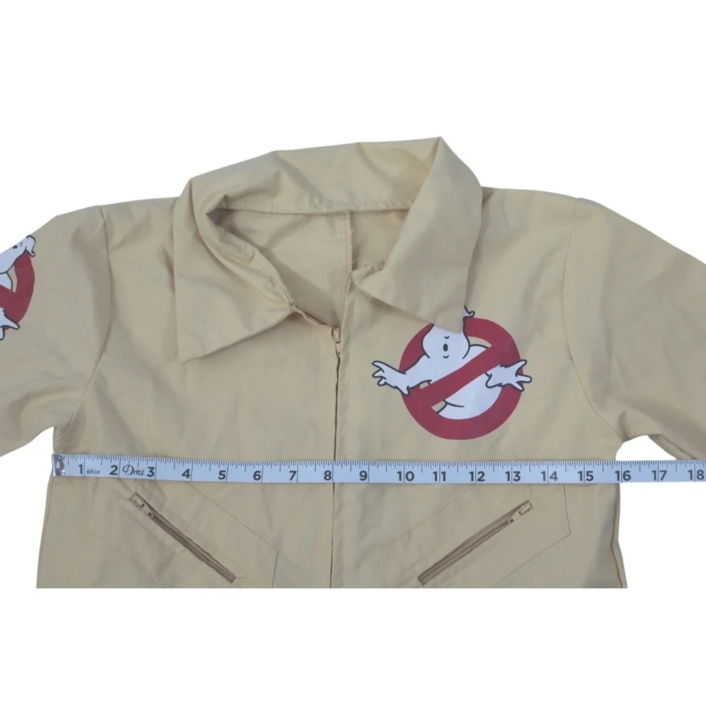 Rubies Ghostbusters Costume Flight Suit Tan Jumpsuit Kids Halloween Cosplay